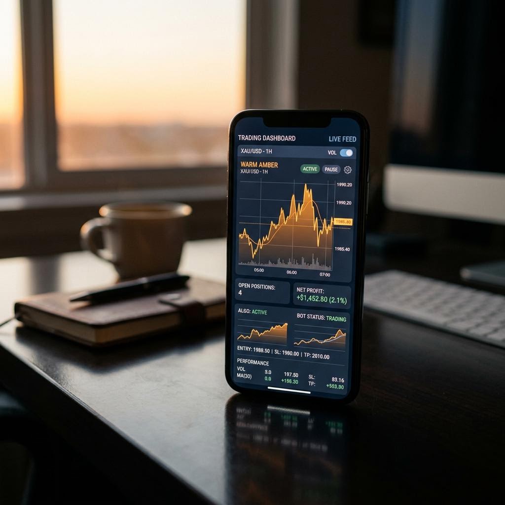 Valdrich Eichenberg Dashboard auf einem Smartphone